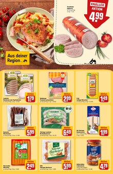Bratwurst im REWE Prospekt "Dein Markt" mit 32 Seiten (Jena)
