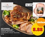 Frische Lammkeule Angebote von BEST MOMENTS bei Penny-Markt Wesel für 8,88 €