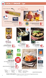 Promos Poisson dans le catalogue "Célébrons LES PRODUCTEURS de chez nous" de U Express Poisson en promo dans le catalogue U Express à la page 6