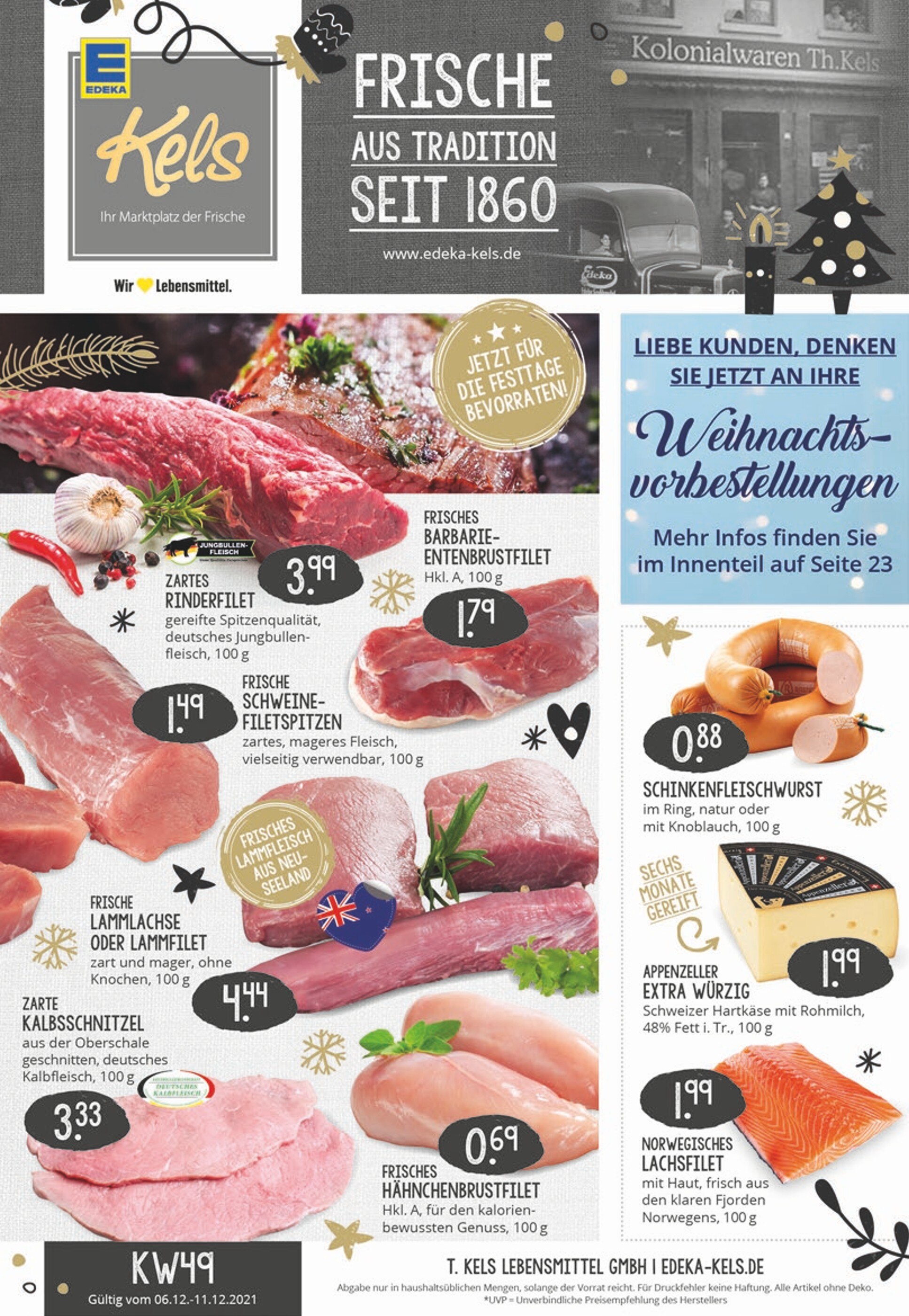 EDEKA Prospekt für Ratingen mit 24 Seiten EDEKA Prospekt für Ratingen: "Aktuelle Angebote", 24 Seiten, 06.12.2021 - 11.12.2021