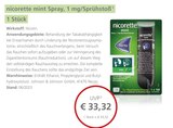 mint Spray, 1 mg/Sprühstoß bei LINDA im Suhl Prospekt für 33,32 €