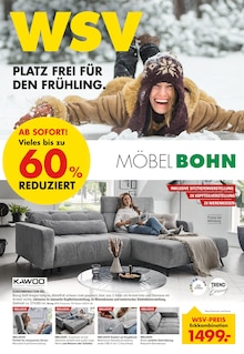 Aktueller Möbel Bohn Prospekt (Künzelsau, 24 Seiten zum blättern Möbel Bohn Prospekt PLATZ FREI FÜR DEN FRÜHLING mit 24 Seiten