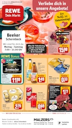 REWE Prospekt "Dein Markt" für Schermbeck, 29 Seiten, 09.02.2026 - 14.02.2026