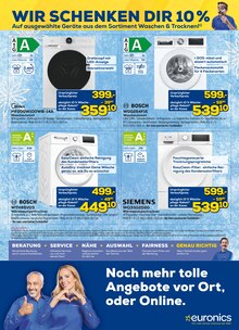 Waschmaschine im EURONICS Prospekt "GENAU RICHTIG. BESTE DEALS ZUM JAHRESSTART." mit 14 Seiten (Oldenburg)