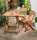 Promo Table de jardin pliante en bois d’acacia Lyco à 39,90 € dans le catalogue Castorama ""