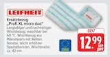 Ersatzbezug „Profi XL micro duo“ im Angebot bei E center in Mainz Ersatzbezug „Profi XL micro duo“ Angebote von LEIFHEIT bei E center Mainz für 12,99 €