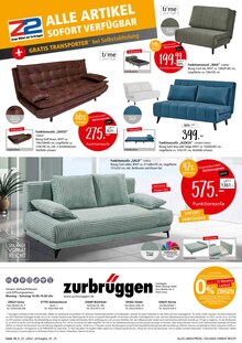 Fernsehsessel im Zurbrüggen Prospekt "ALLE ARTIKEL SOFORT VERFÜGBAR" mit 10 Seiten (Essen)