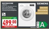 Waschmaschine WU14UT22 Angebote von Siemens bei Marktkauf Gelsenkirchen für 499,00 €