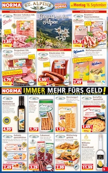 Wurst im Norma Prospekt "Mehr fürs Geld" mit 18 Seiten (München)