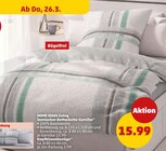 Seersucker-Bettwäsche-Garnitur Angebote von Home Ideas Living bei Penny Eisenach für 5,99 €