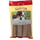 Classic Dog Snack Strips mit Ente 20 Stück bei Zookauf im Bottrop Prospekt für 1,19 €