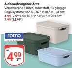 Aufbewahrungsbox Alyra 5 l Angebote von rotho bei GLOBUS Halle für 4,99 €