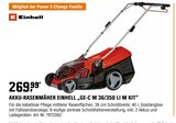 Akku-Rasenmäher „GE-C M 36/350 Li M Kit“ von Einhell im aktuellen OBI Prospekt für 269,99 €