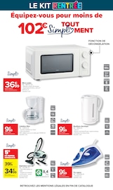 Promos Aspirateur dans le catalogue "L'ÉTÉ À LA PLAGE, LA RENTRÉE À LA PAGE." de Carrefour Aspirateur en promo dans le catalogue Carrefour à la page 78