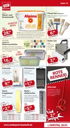 Farbe Angebot & Preis im aktuellen Sonderpreis Baumarkt Prospekt Farbe Angebot im aktuellen Sonderpreis Baumarkt Prospekt auf Seite 19