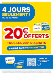 Prospectus Bricolage de Castorama à Chantereine: "4 JOURS SEULEMENT !", 1 page, 16/05/2025 - 19/05/2025
