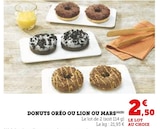 Donuts oréo ou lion ou mars dans le catalogue Super U