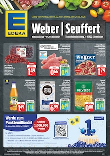 Aktueller EDEKA Prospekt "Wir lieben Lebensmittel!" für Schweinfurt Aktueller EDEKA Prospekt für Schweinfurt mit Seiten
