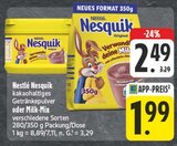 Aktuelle Kakao Angebote bei EDEKA in Erlangen Aktuelles Nesquik Kakaohaltiges Getränkepulver Angebot bei EDEKA in Erlangen ab 1,99 €