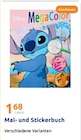 Mal- und Stickerbuch im Action Prospekt Mal- und Stickerbuch von Disney im aktuellen Action Prospekt für 1,68 €