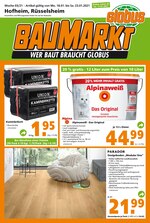Globus-Baumarkt Prospekt für Wiesbaden mit 16 Seiten Globus-Baumarkt Prospekt für Wiesbaden: "WER BAUT BRAUCHT GLOBUS", 16 Seiten, 17.01.2021 - 23.01.2021