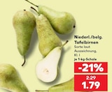 Tafelbirnen für 1,79 € bei Kaufland im Angebot Tafelbirnen im aktuellen Kaufland Prospekt