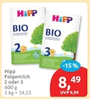 Folgemilch 2 oder 3 von Hipp im aktuellen budni Prospekt