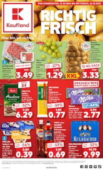 Kaufland Prospekt der Woche "Aktuelle Angebote" Seite 1, 16.10.2025 bis 22.10.2025 für Würzburg Aktueller Kaufland Prospekt "Aktuelle Angebote" Seite 1 von 64 Seiten für Würzburg