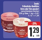 Frühstücks-Konfitüre Extra oder Fein passiert verschiedene Sorten bei EDEKA im Wilkau-Haßlau Prospekt für 1,29 €