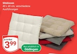 Sitzkissen im Angebot bei GLOBUS in St. Ingbert Sitzkissen Angebote bei GLOBUS St. Ingbert für 3,99 €