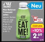 Trinkmahlzeiten von Max Balance im aktuellen Netto Marken-Discount Prospekt für 2,69 €