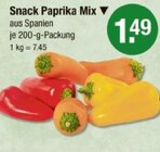 Aktuelles Snack Paprika Mix Angebot bei V-Markt in München ab 1,49 €