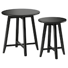 Aktuelles Satztische 2 St. schwarz Angebot bei IKEA in Köln ab 69,99 €