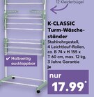 Turm-Wäscheständer Angebote von K-CLASSIC bei Kaufland Pforzheim für 17,99 €