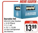 Bayreuther Hell bei nah und gut im Trautskirchen Prospekt für 13,99 €