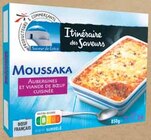 MOUSSAKA SURGELÉ - ITINÉRAIRES DES SAVEURS en promo chez Intermarché Marcq-en-Barœul à 3,76 €