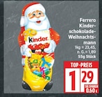 Kinderschokolade-Weihnachtsmann von Ferrero im aktuellen EDEKA Prospekt für 1,29 €