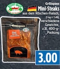 Mini-Steaks im Angebot bei EDEKA in Gießen Mini-Steaks Angebote von Grillspass bei EDEKA Gießen für 3,00 €