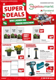 Hagebaumarkt Prospekt: "SUPER DEALS", 8 Seiten, 15.02.2025 - 22.02.2025