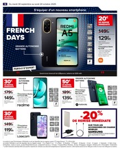 Promos Motorola dans le catalogue "FRENCH DAYS : FAITES ENTRER LES BONNES AFFAIRES !" de Carrefour à la page 20