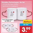 Porzellan-Partnerassen, 2er Set Angebote bei Netto Marken-Discount Pforzheim für 3,99 €