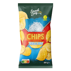 Chips Gesalzen