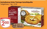 Echte Thüringer Kartoffelpuffer bei GLOBUS im Crimmitschau Prospekt für 2,00 €