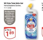 Aktuelles WC Ente Total Aktiv Gel Angebot bei GLOBUS in Leipzig ab 1,89 €