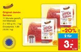 Original Jamón Serrano Angebote bei Netto Marken-Discount Offenbach für 3,00 €