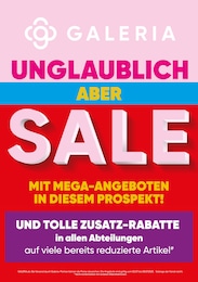 Galeria Prospekt für Schwalbach: "Aktuelle Angebote", 12 Seiten, 02.07.2025 - 08.07.2025