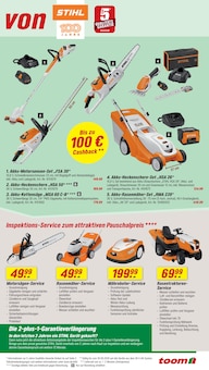 Rasenmäher im toom Baumarkt Prospekt "Respekt, wer's selber macht." mit 22 Seiten (Mönchengladbach)