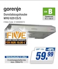 Dunstabzugshaube Angebote von Gorenje bei expert Gütersloh für 59,99 €