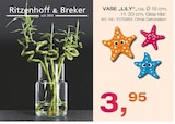 Vase 'Lily' im Möbel Inhofer Prospekt Vase 'Lily' von Ritzenhoff & Breker im aktuellen Möbel Inhofer Prospekt für 3,95 €