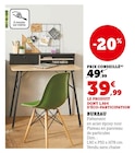 Bureau en promo chez Super U Toulouse à 39,99 €